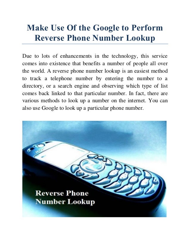 and Cell Phone Search